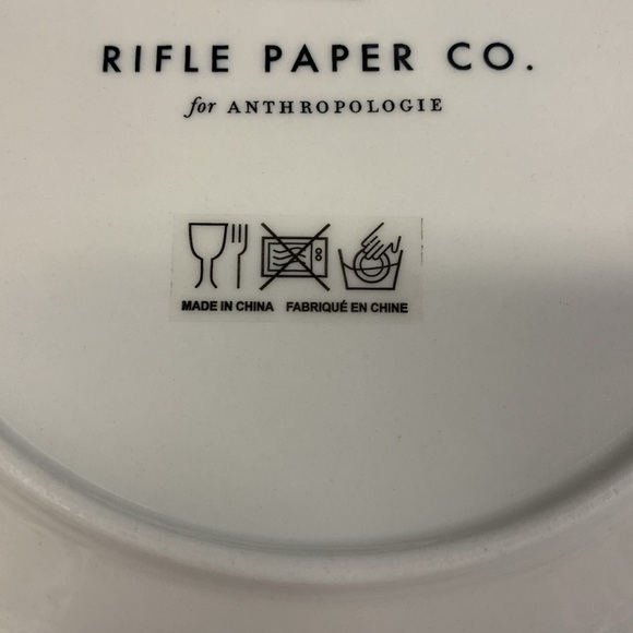 Anthropologie x Rifle Paper Co Christmas Tree Nutcracker Plate - Picture 6 of 8